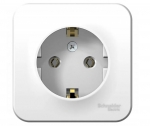 Schneider Electric | BLNRA010112 Розетка бежевый накладной монтаж 2Р+Е, 16 А, 250 В Blanca Schneider Electric